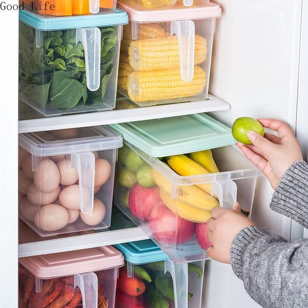 storage bottles & jars refrigerator fresh-keeping box with handle transparent sealed drawer type thickened food container
storage bottles & jars refrigerator fresh-keeping box with handle transparent sealed drawer type thickened food container