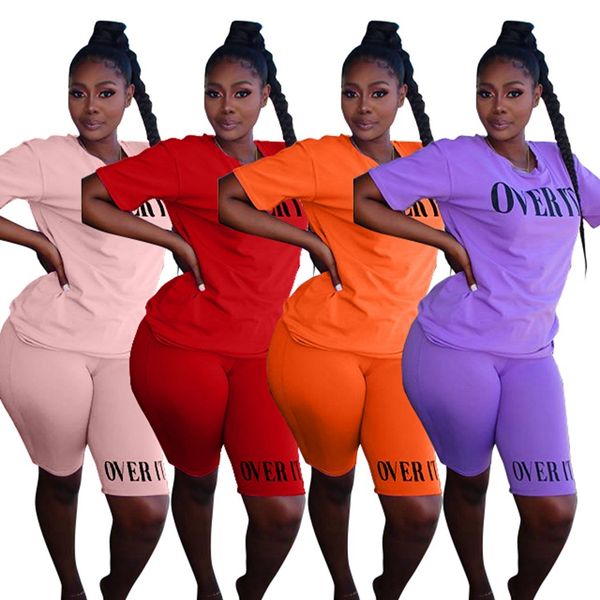 2021 new fashion letter printting t-shirt and pencil shorts women summer tracksuits selling style sports casual two piece set prjn, Gray
2021 new fashion letter printting t-shirt and pencil shorts women summer tracksuits selling style sports casual two piece set prjn, Gray