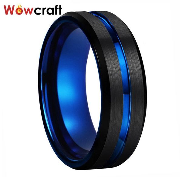 wedding rings 8mm tungsten for men women blue and black plated grooved center real polished & brushed finish bands, Slivery;golden
wedding rings 8mm tungsten for men women blue and black plated grooved center real polished & brushed finish bands, Slivery;golden