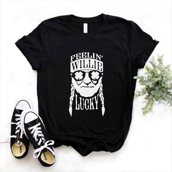 feelin willie lucky cotton casual women t shirt funny yong girl tee drop ship s 941, White
feelin willie lucky cotton casual women t shirt funny yong girl tee drop ship s 941, White