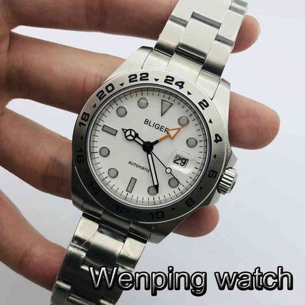 men lightning mechanical 4m watch sier case sapphire glass white sterile dial light turning waterproof automatic, Slivery;brown
men lightning mechanical 4m watch sier case sapphire glass white sterile dial light turning waterproof automatic, Slivery;brown