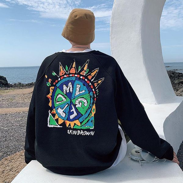 men's hoodies & sweatshirts 2021 spring korean loose hooded ins tide brand casual large hip-hop all-match cartoon top, Black
men's hoodies & sweatshirts 2021 spring korean loose hooded ins tide brand casual large hip-hop all-match cartoon top, Black