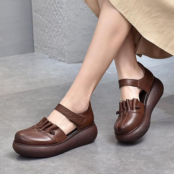sandals yiluan 2021 summer genuine leather with round toe thick-soled women's shoes ethnic hollow casual woman, Black
sandals yiluan 2021 summer genuine leather with round toe thick-soled women's shoes ethnic hollow casual woman, Black