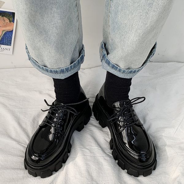black patent leather platform shoes women 2021 gothic lace up chunky heels woman japanese style student shoes femaledress shoes
black patent leather platform shoes women 2021 gothic lace up chunky heels woman japanese style student shoes femaledress shoes