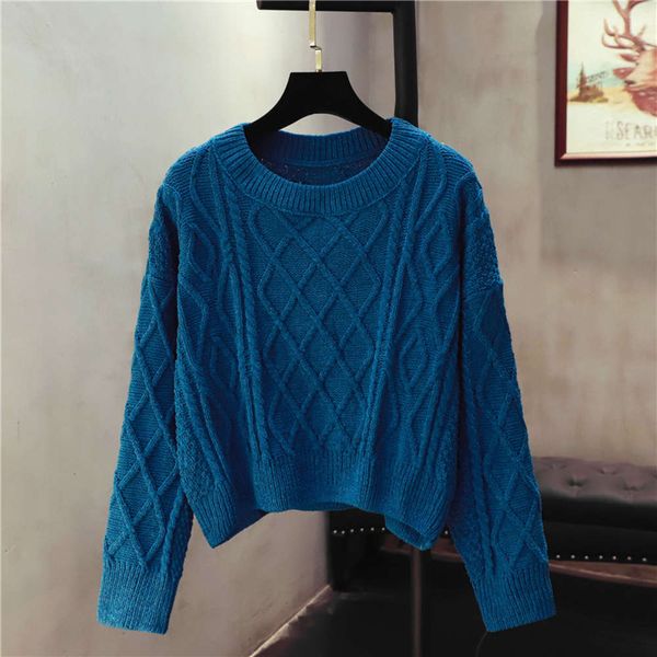 fashion new wear 2020 autumn loose and lazy winter style pullover chenille women's short twist sweater luxury, White;black
fashion new wear 2020 autumn loose and lazy winter style pullover chenille women's short twist sweater luxury, White;black