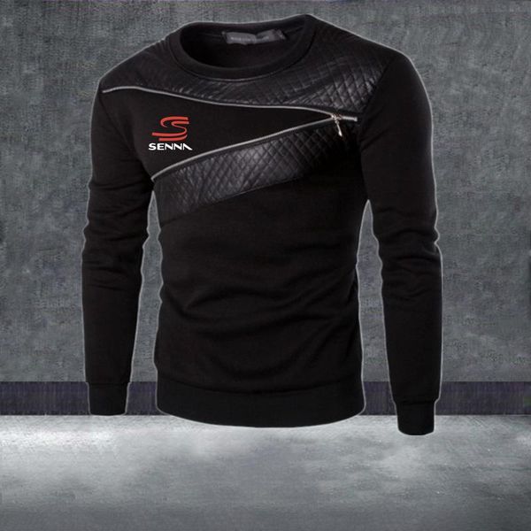 men's hoodies & sweatshirts arrival senna logo print spring men casual mens chest zipper crew neck pullover customizable british style, Black
men's hoodies & sweatshirts arrival senna logo print spring men casual mens chest zipper crew neck pullover customizable british style, Black