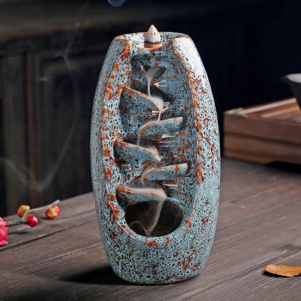 fragrance lamps handicraft incense holder ceramic backflow waterfall smoke burner censer furnace home office decor
fragrance lamps handicraft incense holder ceramic backflow waterfall smoke burner censer furnace home office decor