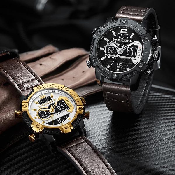 wristwatches casual fashion men's watch leather sports color quartz led digital military, Slivery;brown
wristwatches casual fashion men's watch leather sports color quartz led digital military, Slivery;brown