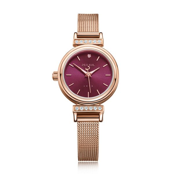 stainless steel simple small women's watch japan quartz hours fashion elegant clock bracelet girl's birthday gift julius box, Slivery;brown
stainless steel simple small women's watch japan quartz hours fashion elegant clock bracelet girl's birthday gift julius box, Slivery;brown