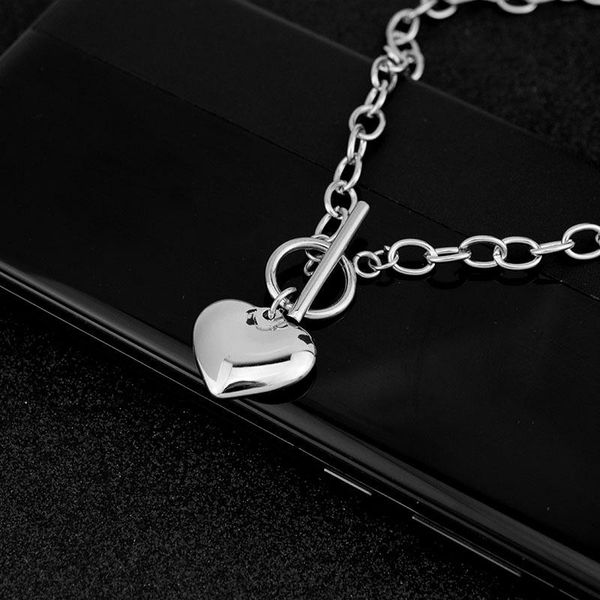pendant necklaces wowtiger stainless steel ot buckle heart necklace waterproof for women jewelry gifts, Silver
pendant necklaces wowtiger stainless steel ot buckle heart necklace waterproof for women jewelry gifts, Silver