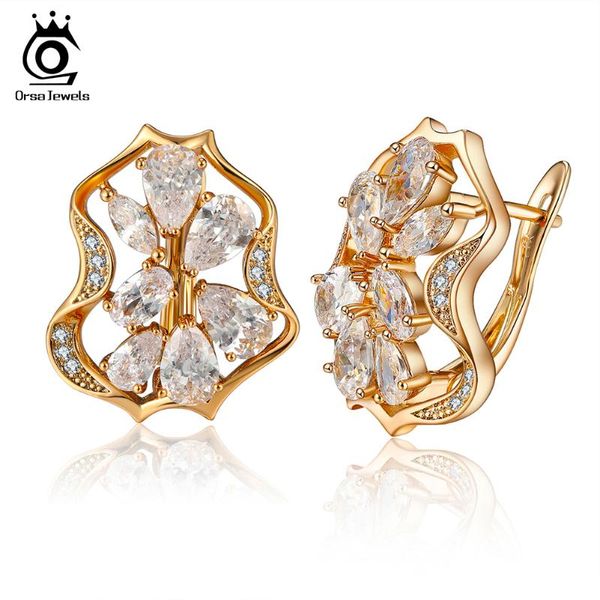 hoop & huggie orsa jewels cubic zirconia woman earrings gold plated elegant fashion jewelry for girlfriend's birthday gift ome55, Golden;silver
hoop & huggie orsa jewels cubic zirconia woman earrings gold plated elegant fashion jewelry for girlfriend's birthday gift ome55, Golden;silver