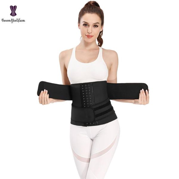 women's shapers double belt 100% latex waist trainer body fitness corset 3 hoops and eyes shapewear slimming fajas colombianas, Black;white
women's shapers double belt 100% latex waist trainer body fitness corset 3 hoops and eyes shapewear slimming fajas colombianas, Black;white