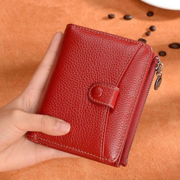 wallets ladies' purse, zipper, short leather wallet, 80% discount, thin korean version, cowhide buckle, small change purse solid, Red;black
wallets ladies' purse, zipper, short leather wallet, 80% discount, thin korean version, cowhide buckle, small change purse solid, Red;black