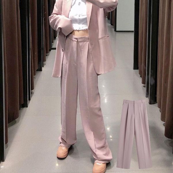 women's pants & capris 2021 spring and autumn fashion trousers straight neutral comfortable suit casual business, Black;white
women's pants & capris 2021 spring and autumn fashion trousers straight neutral comfortable suit casual business, Black;white