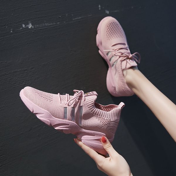 New Summer Women Sneakers Breathable Mesh Wedge Shoes Female Thick Bottom Woman Chunky Sneakers Light Casual Sports Trainer Lady, Pink
New Summer Women Sneakers Breathable Mesh Wedge Shoes Female Thick Bottom Woman Chunky Sneakers Light Casual Sports Trainer Lady, Pink