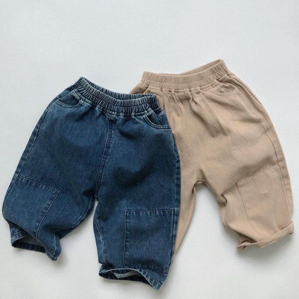 trousers korean style baby girls boys solid color loose casual jeans children denim spring autumn kids pants, Blue
trousers korean style baby girls boys solid color loose casual jeans children denim spring autumn kids pants, Blue