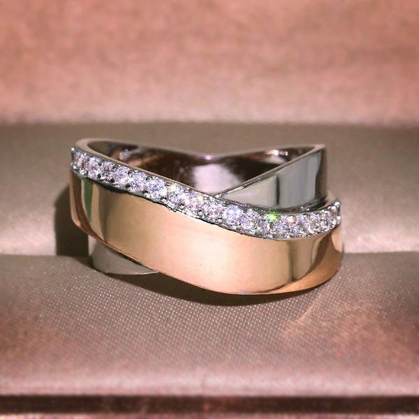 wedding rings antique white rose gold two tone ring crystal bands vintage zircon engagement for women men party jewelry, Slivery;golden
wedding rings antique white rose gold two tone ring crystal bands vintage zircon engagement for women men party jewelry, Slivery;golden