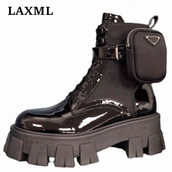 2021 women bags portfolios laarzen gespen elevated platform shoes breathing antislip martin boots, Black
2021 women bags portfolios laarzen gespen elevated platform shoes breathing antislip martin boots, Black