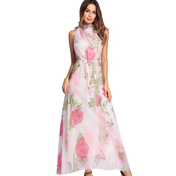2019 spring bohemian printed female dress high waist turtleneck chiffon a line dress sashes floral ankle length dress, Black;gray
2019 spring bohemian printed female dress high waist turtleneck chiffon a line dress sashes floral ankle length dress, Black;gray