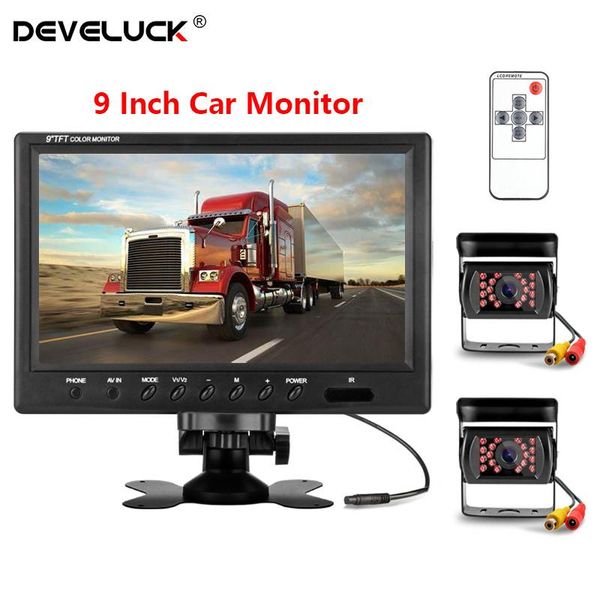 car video develuck 9" wired monitor tft rear view parking rearview system for backup reverse camera farm machinery
car video develuck 9" wired monitor tft rear view parking rearview system for backup reverse camera farm machinery
