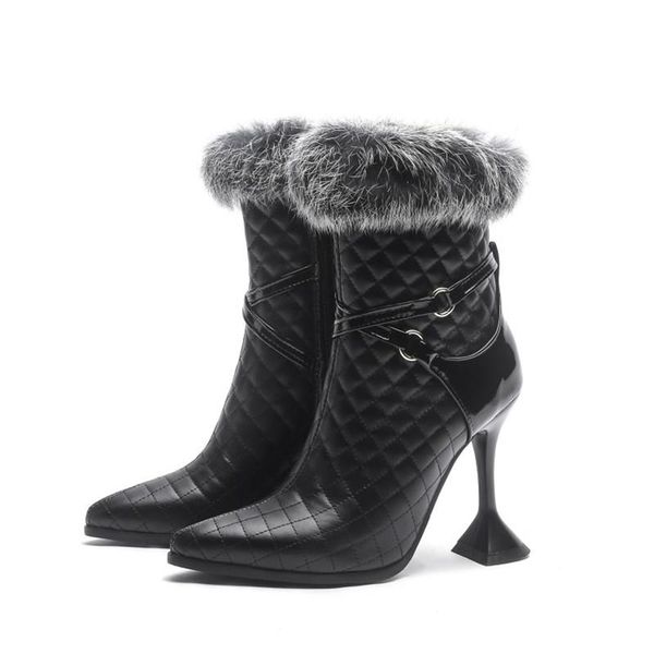 boots oversize 49 50 quilted for women warm real fur snow ladies wine glass stiletto heels bootie shoe, Black
boots oversize 49 50 quilted for women warm real fur snow ladies wine glass stiletto heels bootie shoe, Black
