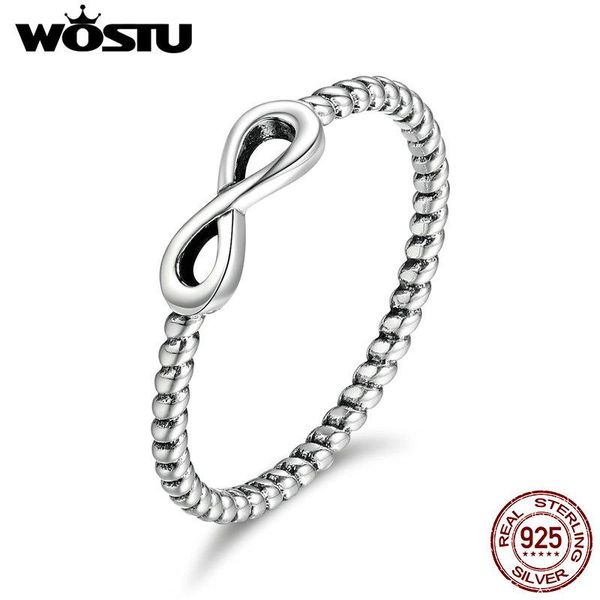 wedding rings wostu authentic 100% 925 sterling silver infinity love for women fashion jewelry gift cqr094, Slivery;golden
wedding rings wostu authentic 100% 925 sterling silver infinity love for women fashion jewelry gift cqr094, Slivery;golden