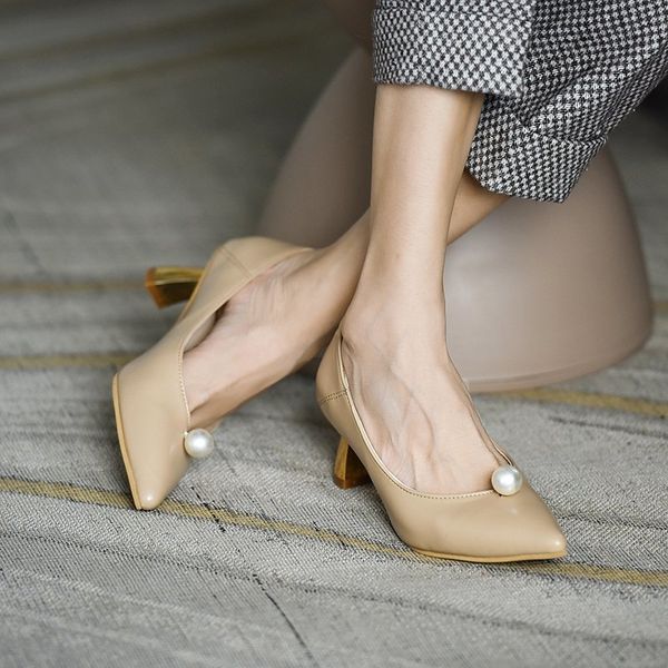 Spring Autumn Women Pearl Pump Strange Style High Heels Gold Cat Heel Boat Shoes Pointed Toe Ladies Shoes zapatos mujer 8692NDress Shoes, Beige
Spring Autumn Women Pearl Pump Strange Style High Heels Gold Cat Heel Boat Shoes Pointed Toe Ladies Shoes zapatos mujer 8692NDress Shoes, Beige