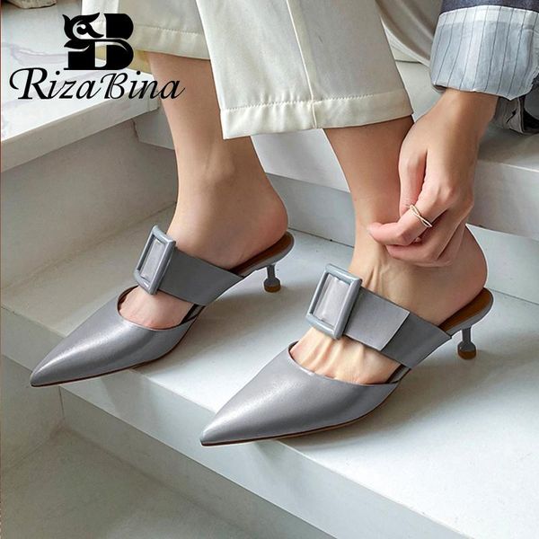 sandals rizabina real leather women fashion buckle thin high heel summer shoes woman slipper party lady footwear size 34-39, Black
sandals rizabina real leather women fashion buckle thin high heel summer shoes woman slipper party lady footwear size 34-39, Black
