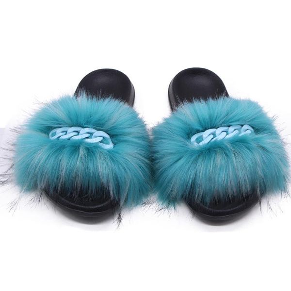 slippers women 2021 imitation fur grass women's color chain maomao line fs21s310, Black
slippers women 2021 imitation fur grass women's color chain maomao line fs21s310, Black
