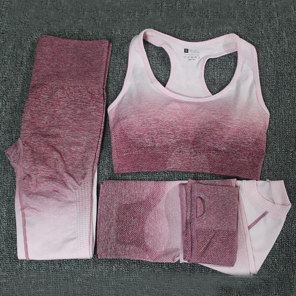 yoga outfits 3pcs set sports bra seamless high waist leggings long sleeve crop women running gym clothing fitness suit, White;red
yoga outfits 3pcs set sports bra seamless high waist leggings long sleeve crop women running gym clothing fitness suit, White;red