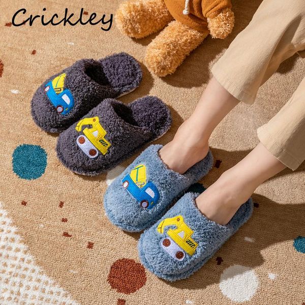 slipper winter cartoon truck boys slippers plush warm digger pattern design to kids anti slip bedroom toddler children shoes, Black;grey
slipper winter cartoon truck boys slippers plush warm digger pattern design to kids anti slip bedroom toddler children shoes, Black;grey