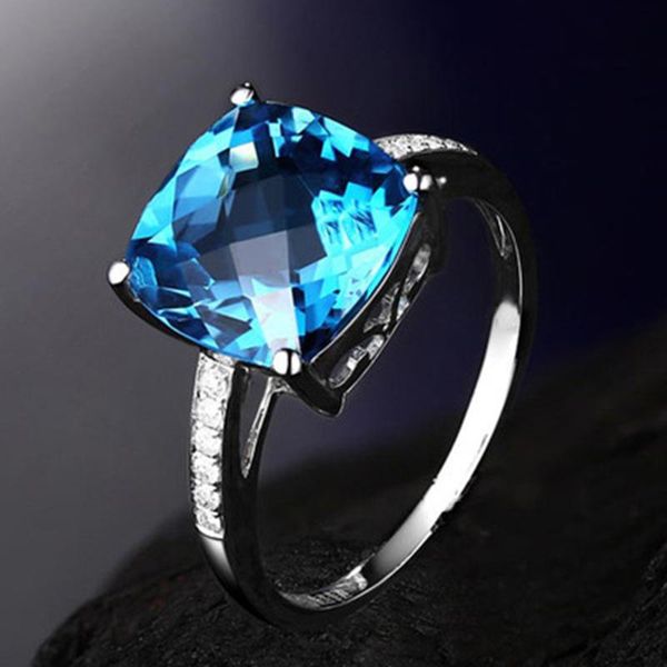 cluster rings fashion elegant sea blue zircon ring for lady valentine's day jewelry open size 925 silver women birthday present kofsac, Golden;silver
cluster rings fashion elegant sea blue zircon ring for lady valentine's day jewelry open size 925 silver women birthday present kofsac, Golden;silver