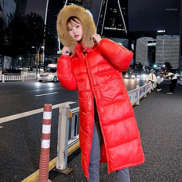 women's down & parkas 2021 fashion solid shiny long red/black/blue coat cotton jacket woman loose casual thick warm winter women
women's down & parkas 2021 fashion solid shiny long red/black/blue coat cotton jacket woman loose casual thick warm winter women