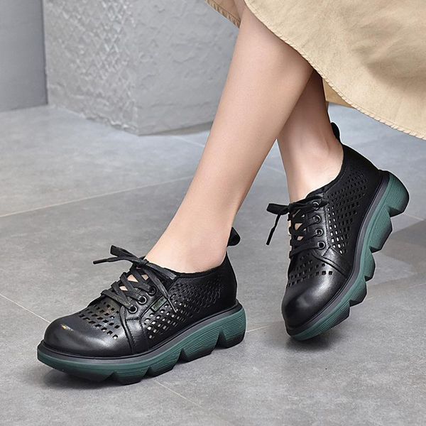 yourseason ladies genuine leather concise hollow casual sandals platform women 2021 lace up vintage shoes handmade, Black
yourseason ladies genuine leather concise hollow casual sandals platform women 2021 lace up vintage shoes handmade, Black