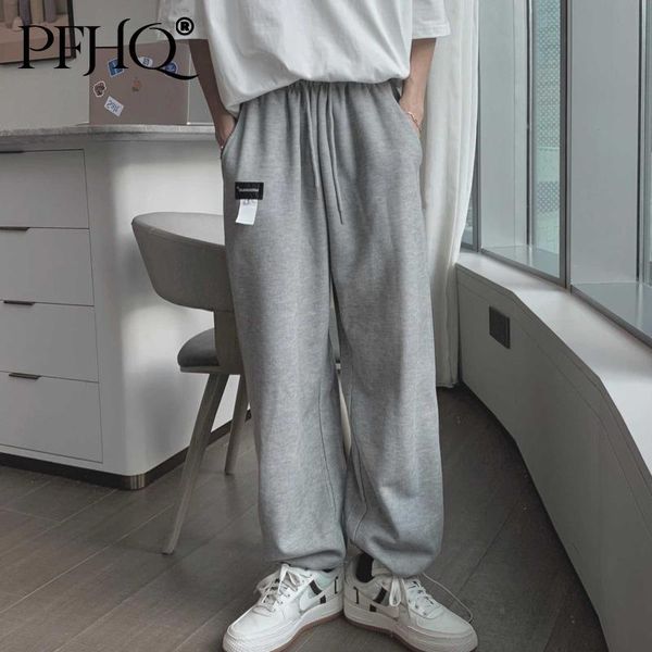 men's pants pfhq 2021 men loose solid color high elastic waist letter patch and foot bandage thin trousers summer autumn 21d3404, Black
men's pants pfhq 2021 men loose solid color high elastic waist letter patch and foot bandage thin trousers summer autumn 21d3404, Black