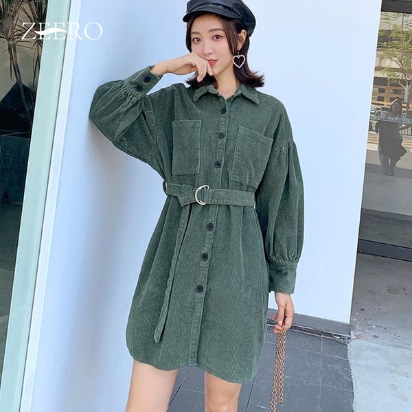 casual dresses spring autumn female corduroy jacke dress lapel puff sleeve warm all-match cardigan women with belt outerwear mini dresse, Black;gray
casual dresses spring autumn female corduroy jacke dress lapel puff sleeve warm all-match cardigan women with belt outerwear mini dresse, Black;gray