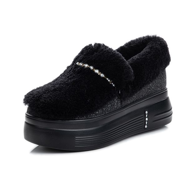 2022 new women boots winter outdoor keep warm fur boots waterproof womens snow boots thick heel with round head high heels 7cm, Black
2022 new women boots winter outdoor keep warm fur boots waterproof womens snow boots thick heel with round head high heels 7cm, Black