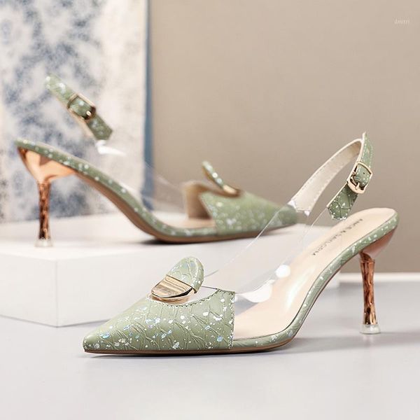 dress shoes design transparent perspex crystal high heels sandals women pointed toe ankle buckle strap, Black
dress shoes design transparent perspex crystal high heels sandals women pointed toe ankle buckle strap, Black