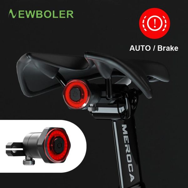 newboler auto start/sfor bicycle bike rear light brake sensing ipx6 waterproof led usb charging cycling taillight
newboler auto start/sfor bicycle bike rear light brake sensing ipx6 waterproof led usb charging cycling taillight