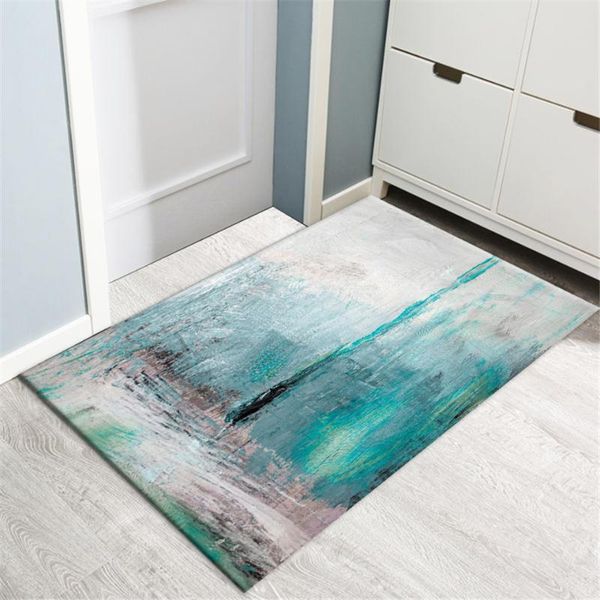 nordic light green abstract painting mat hallway long mat in the bathroom non-slip kitchen set washable bedside soft
nordic light green abstract painting mat hallway long mat in the bathroom non-slip kitchen set washable bedside soft
