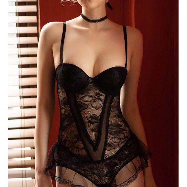 new medena one piece open crotch underwear set, Black;white 
new medena one piece open crotch underwear set, Black;white