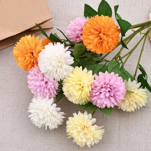 decorative flowers & wreaths simulation 3-headed ball chrysanthemum hydrangea artificial flower table tennis wedding home decoration bouquet
decorative flowers & wreaths simulation 3-headed ball chrysanthemum hydrangea artificial flower table tennis wedding home decoration bouquet