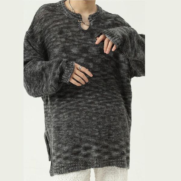 men's sweaters streetwear fashion hip hop oversize sweater men women loose casual vintage pullover knitted male knitwear, White;black
men's sweaters streetwear fashion hip hop oversize sweater men women loose casual vintage pullover knitted male knitwear, White;black