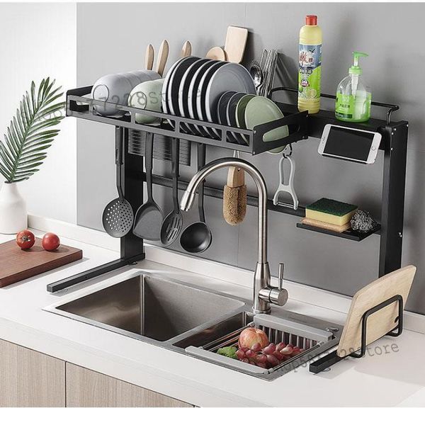 kitchen storage & organization sink rack space aluminum dish drain tableware filter
kitchen storage & organization sink rack space aluminum dish drain tableware filter