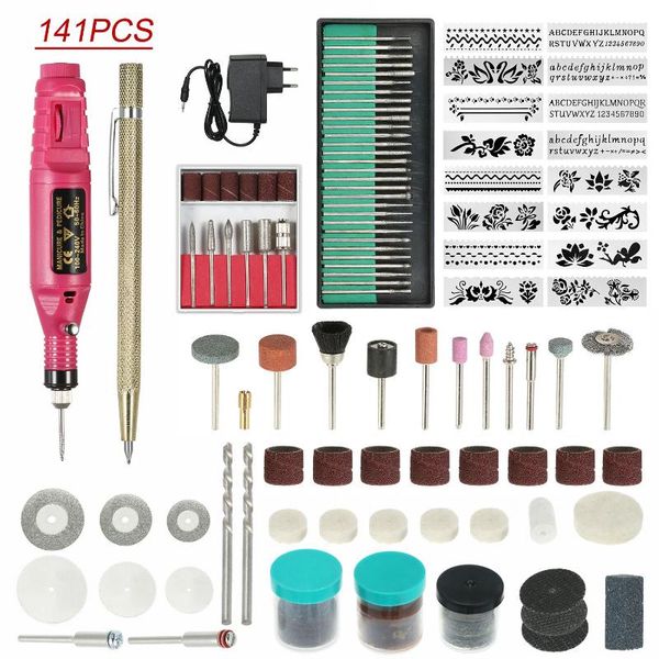 nail art kits 141pcs electric drill buffer kit 220v micro engraver pen mini diy vibro engraving tool portable polish machine(eu plug)
nail art kits 141pcs electric drill buffer kit 220v micro engraver pen mini diy vibro engraving tool portable polish machine(eu plug)