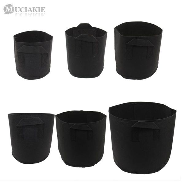 planters & pots muciakie 1pc black gallon fabric grow basket plant vegetable pouch round aeration pot container bag with handle
planters & pots muciakie 1pc black gallon fabric grow basket plant vegetable pouch round aeration pot container bag with handle