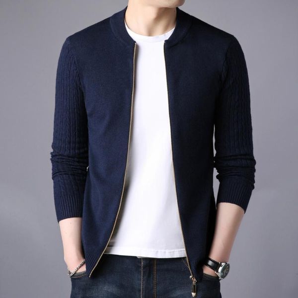 men's sweaters tide autumn winter sweater male jacket solid color knitwear warm sweatercoat cardigans men clothing, White;black
men's sweaters tide autumn winter sweater male jacket solid color knitwear warm sweatercoat cardigans men clothing, White;black