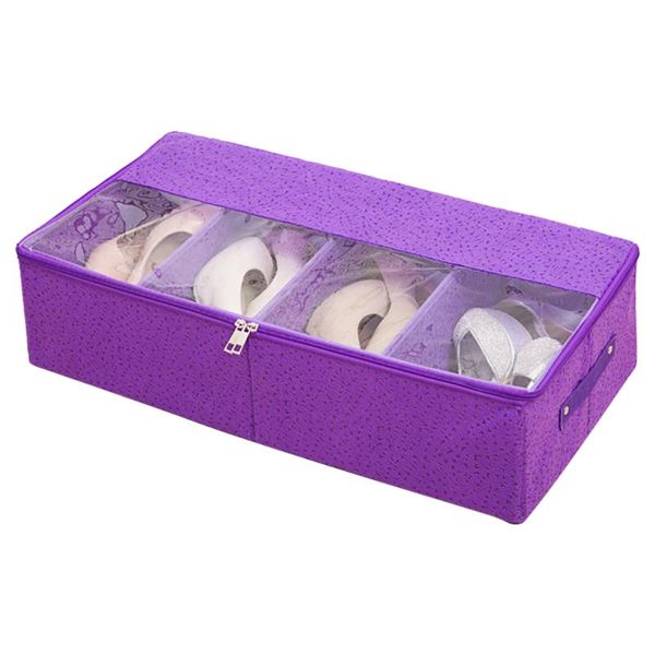 clothing & wardrobe storage foldable under bed shoe with adjustable dividers clear cover sturdy zip-fastener handle bag for shoes boots
clothing & wardrobe storage foldable under bed shoe with adjustable dividers clear cover sturdy zip-fastener handle bag for shoes boots