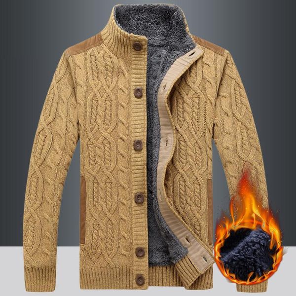 men's sweaters winter sweater men cardigan patchwork wool liner fleece thick warm korean clothes knitted wear single breasted, White;black
men's sweaters winter sweater men cardigan patchwork wool liner fleece thick warm korean clothes knitted wear single breasted, White;black