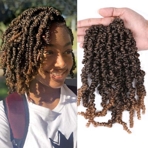 short curly pre-twisted spring twist hair 10 inch pre-twisted passion twist crochet braids 70g/pcs bomb spring twist hair bs28, Black
short curly pre-twisted spring twist hair 10 inch pre-twisted passion twist crochet braids 70g/pcs bomb spring twist hair bs28, Black